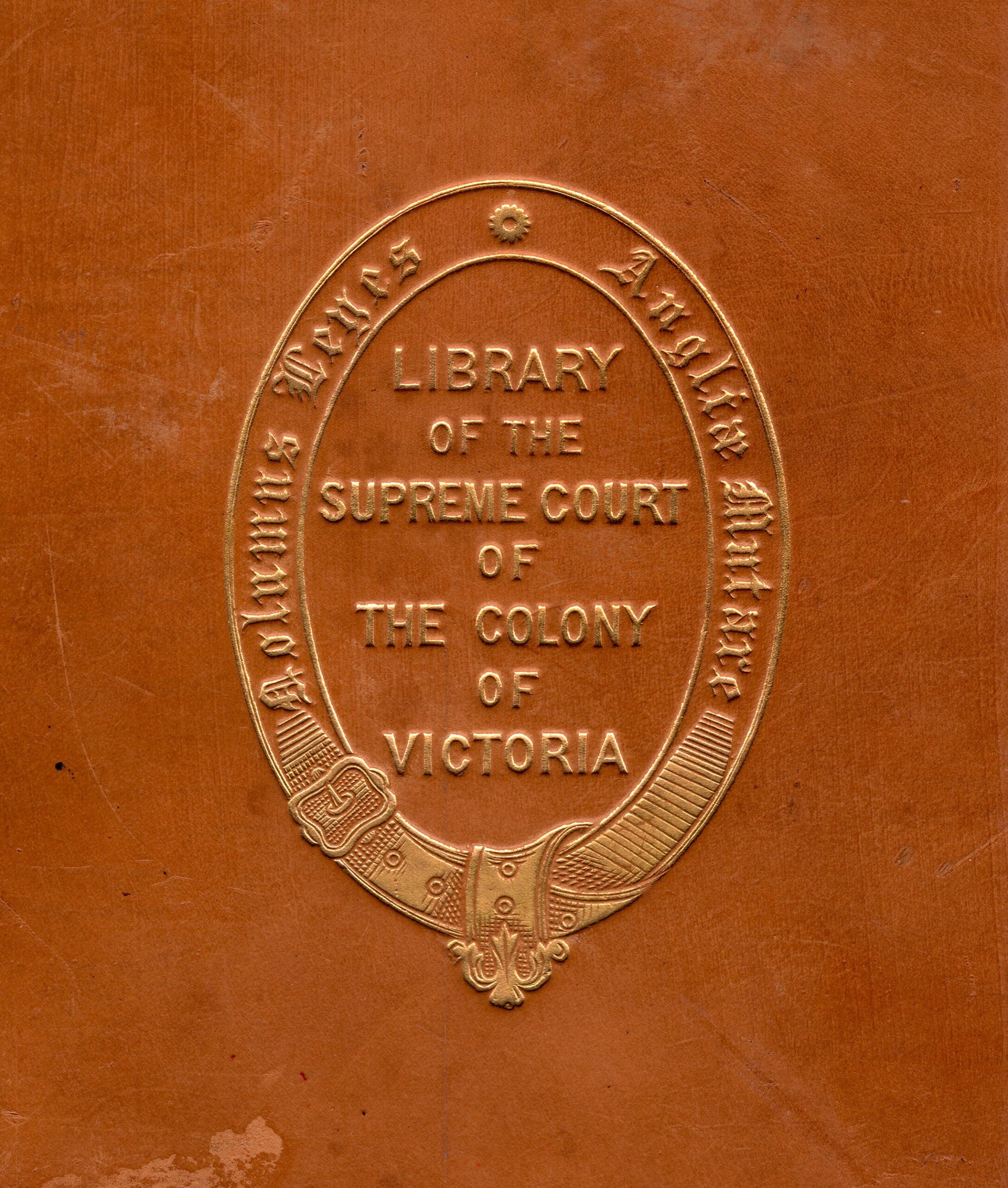 The First Catalogue of the Supreme Court Library of Victoria (1861)