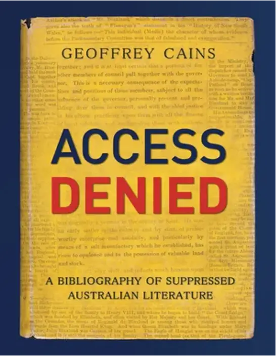 Suppression of Australian literature