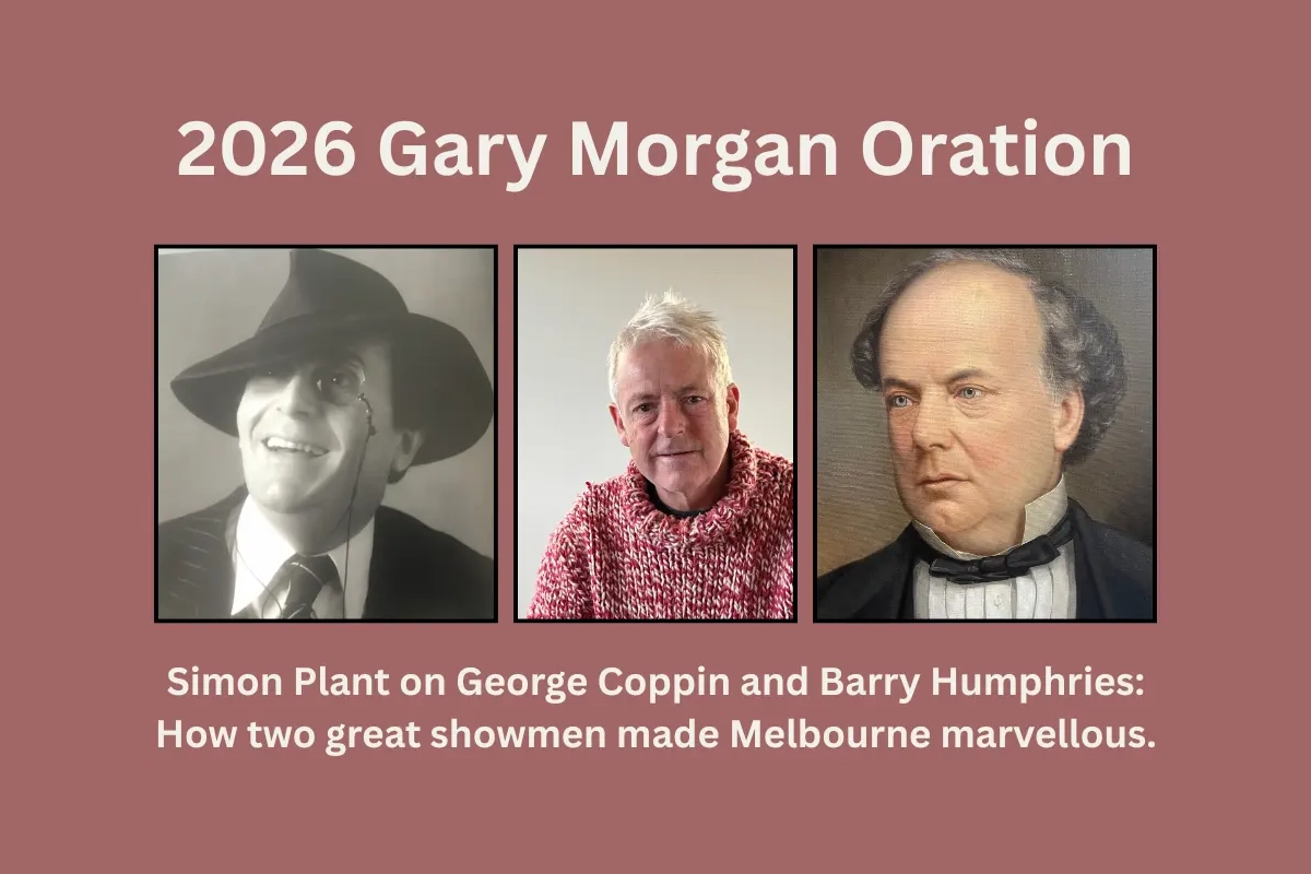 Gary Morgan Oration 2026
